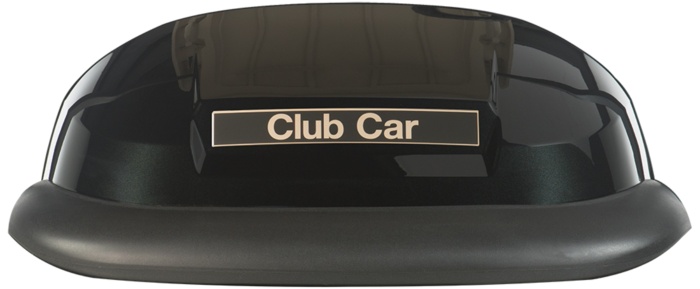 color del carro de golf negro metálico