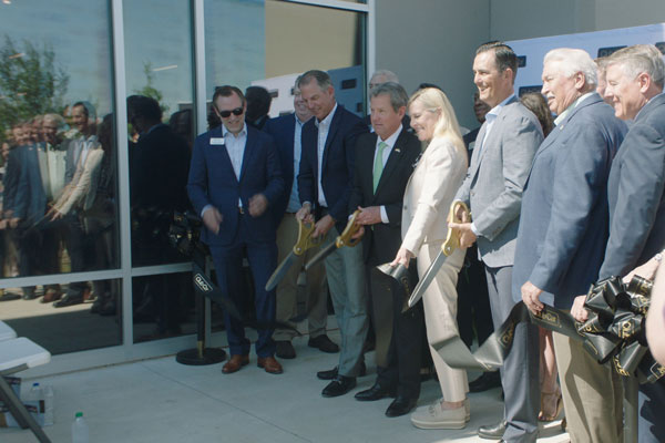 Gov. Kemp ribbon cutting at Club Car Appling Manufacturing Facility