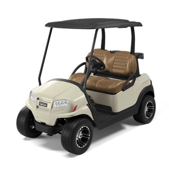 2017 Club Car Tempo Electric DELUXE STREET READY Golf Cart, Blue - Winters  Recreation