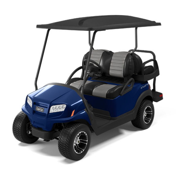 2020 Club Car Tempo Lithium Ion DELUXE STREET READY Golf Cart, Red & Black  - Winters Recreation
